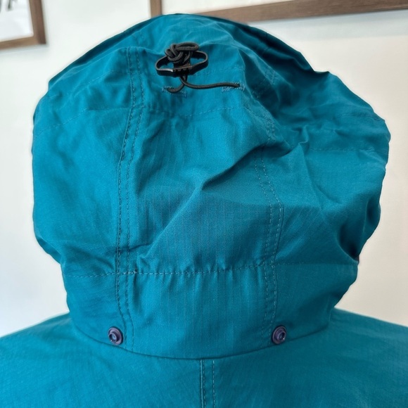 VTG Patagonia Winter Jacket Peacock Blue Green SZ L EUC - Picture 10 of 13